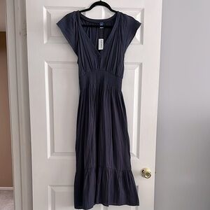 Old Navy Blue Midi Sundress Size Medium Petite NEW WITH TAGS
